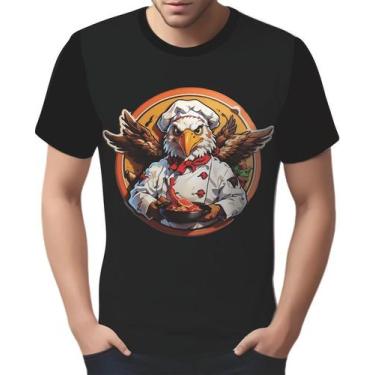 Imagem de Camisa Camiseta Tshirt Chefe Águia Cozinheira Cozinha 1 - Enjoy Shop, 