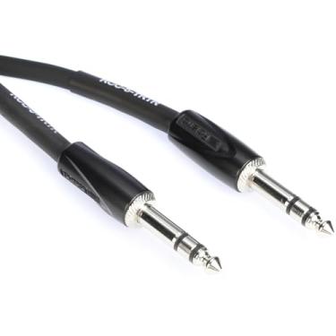 Imagem de Roland Cabo de interconexão Black Series, TRS de 0,6 cm para TRS de 0,6 cm, equilibrado, 1,5 m