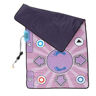 Imagem de Tapete de Dança Duplo de Alta Sensibilidade, Melhora a Coordenação, Almofada de Dança Eletrônica Com Interface AV USB Em Inglês