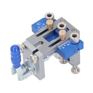 Imagem de Conjunto de Gabarito para Cavilha de Madeira, Kit de Posicionamento Eficiente e Prático para Instalação de Móveis, Ferramenta de Marcação Conveniente para Produtos de Madeira