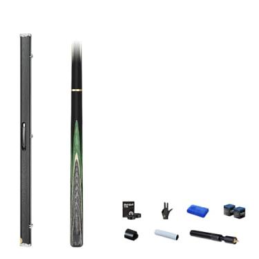 Imagem de Taco de Sinuca de Madeira Ash - Para Partidas de Bilhar de Alta Precisão (Taco de sinuca + acessórios + caixa de tacos B, 9.5MM)