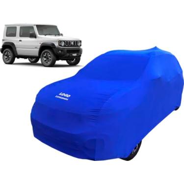 Imagem de Capa Jimny Sierra Tecido Lycra Macio Não Risca Pintura (Azul)