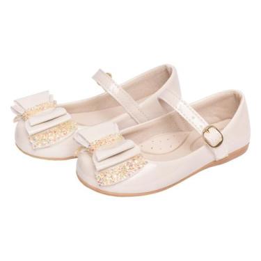Imagem de Sapatilha Infantil Bailarina Menina Branca com laço  2017 - B2A KIDS, 