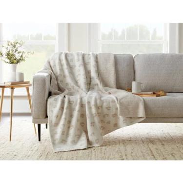 Imagem de Members Mark Luxury Cozy Knit Throw Collection, 152 cm x 178 cm (Leopardo)