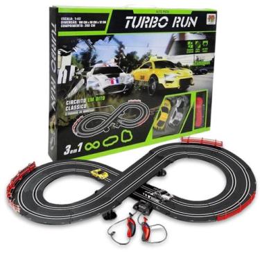 Imagem de Autorama 3 Em 1 Auto Pista Turbo Run Circuito Oito Clássico - Dm