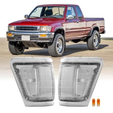 Imagem de Luz de canto para caminhonete USR 92-95 LN - Par de lâmpadas de estacionamento dianteiras (esquerda + direita) - compatível com Toyota Pick Up 4WD 4x4 caminhões 1992-1995/especificação dos EUA apenas