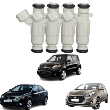 Imagem de 4 Bicos Injetores Hyundai HB20 1.6 16V Kia Cerato Soul Bosch