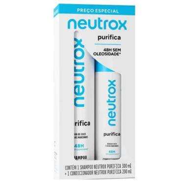 Imagem de Kit Shampoo 300ml e Condicionador 200ml Neutrox Purifica