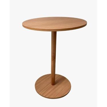 Imagem de Mesa Lateral De Madeira Canto Cama Alt. 63 Cm - criado mudo moderno- Mel Adequado para decoração de quartos e salas de estar