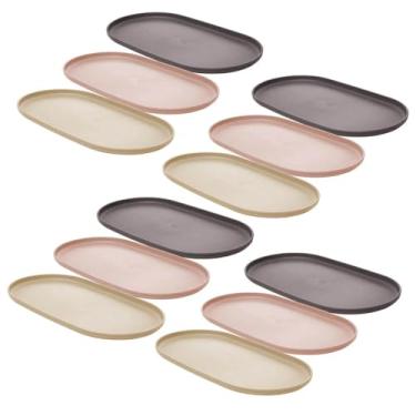 Imagem de Kit 12 Travessas para Servir 24cm Bandeja Oval para Porções Saladas Entradas Lyor