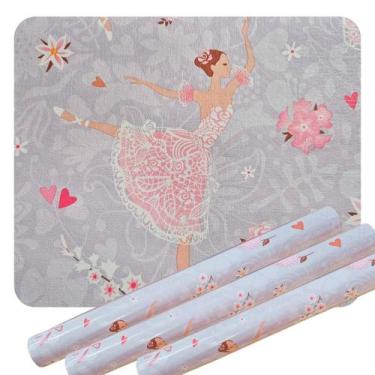 Imagem de Papel De Parede 5m Adesivo Quarto Decorativo Menina Bebê Criança Decor