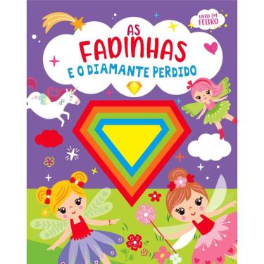 Imagem de As Fadinhas e o Diamante Perdido - Livro em Feltro