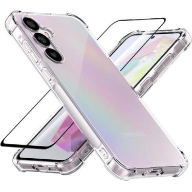 Imagem de Capa Case Capinha Anti Shock para Samsung Galaxy M55 e Película 3D Vid