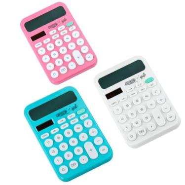 Imagem de Calculadora BRW Soul Grande Com 12 Dígitos, Branca