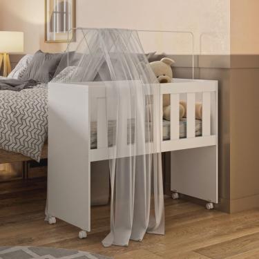 Imagem de Mini Berço 100% mdf com Colchão 5 em 1 Ariel