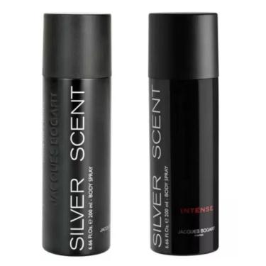 Imagem de Kit Desodorante Body Spray Silver Scent Intense e Tradicional 200 mL