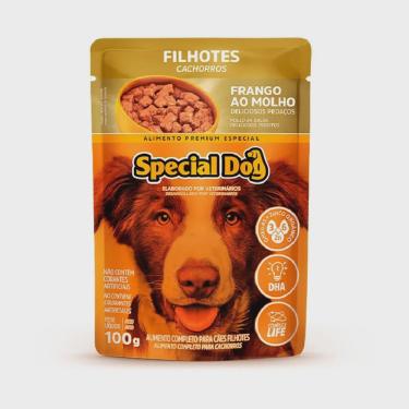 Imagem de Kit 12 Sachês Special Dog Filhote Sabor Frango ao Molho