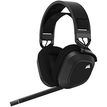 Imagem de Fone de ouvido multiplataforma multiplataforma corsair HS80 rgb wireless - D