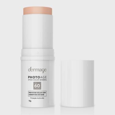 Imagem de Protetor solar facial dermage photoage stick color mineral FPS60 claro 16G