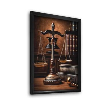 Imagem de Quadro Decorativo Advocacia Balança Da Justiça Direito