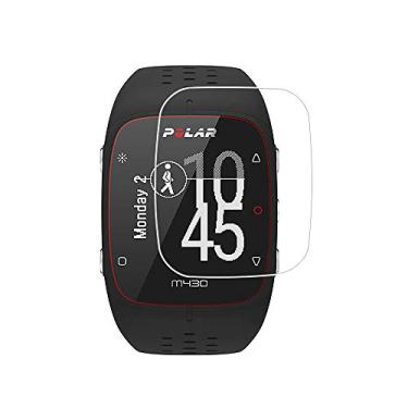 Imagem de Zshion Protetor de tela compatível com Polar M430 / M400, [pacote com 3] Película de vidro temperado com dureza 9H para Polar M400/430 com antiimpressões digitais resistente a arranhões