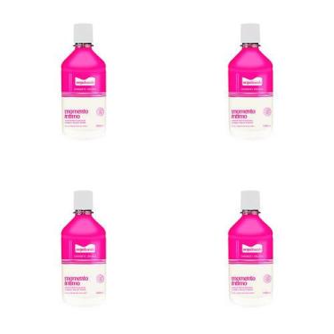 Imagem de Kit 4 Und Sabonete Líquido Íntimo Corpo Dourado 500ml