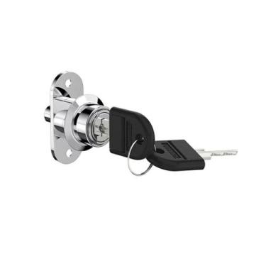 Imagem de Fechadura 1421 Pressão Para Porta De Correr 49 24mm Cromado - Soprano