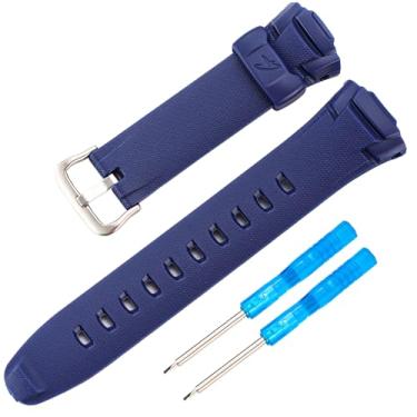 Imagem de Pulseira de relógio de substituição para relógios Casio G-Shock GW-M500/510/520/530, MTG-900/910/930/940/9300 Atomic Solar (azul marinho)