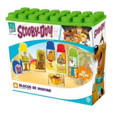 Imagem de Blocos De Montar - Scooby - Doo 30 Pecas - Verde SUPER TOYS