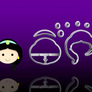 Imagem de Cortador Aladdin (Aladin) Prinseca Jasmine Modular 5Cm