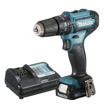 Imagem de Parafusadeira Furadeira de Impacto a Bateria 12V com Carregador e Bateria Makita Bivolt HP333DWYX3