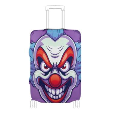 Imagem de Joisal Capa protetora de astronauta de planetas coloridos aprovada pela Tsa para bagagem de 45 a 81 cm, Palhaço malvado, S 18-20 in