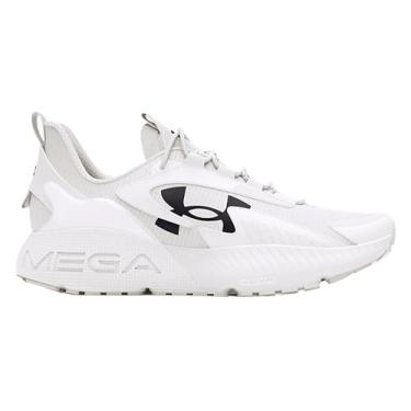 Imagem de Under Armour UA HOVR Mega 2 MVMNT Tênis esportivo masculino esportivo, Branco/107, 42 BR
