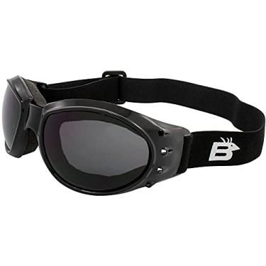 Imagem de Birdz Eagle Óculos acolchoados para motocicleta Airsoft com lentes antiembaçamento fumê