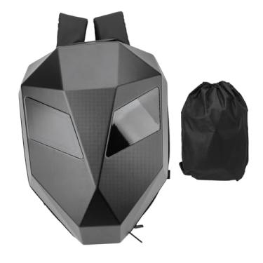 Imagem de Mochila LED Padrão Diy Padrão dura Capacete de capacete de casca dura Motão de moto para motocicletas para ciclismo Campo Campo USB Powerd ajustável Armazenamento expansível de