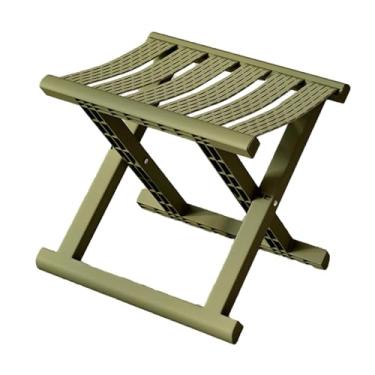Imagem de menolana Banco dobrável para áreas externas, cadeira de pesca, assento portátil leve, 9,4 x 11,8 x 9,4 polegadas, para caminhadas, multiuso, compacto, Verde Escuro
