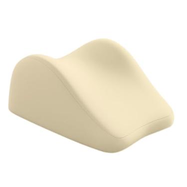 Imagem de IEUDNS Travesseiro de pescoço em cunha, ergonômico, lavável, com suporte para pernas e joelhos para dormir em casa, assistir filmes, dormitório, Amarelo