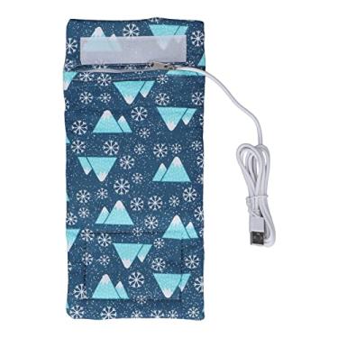 Imagem de Aquecedor de mamadeira para leite de bebê USB Bolsa de aquecimento de mamadeira portátil Bolsa de aquecimento de mamadeira para carro Bolsa de aquecimento