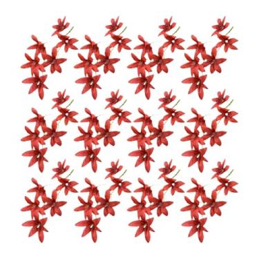 Imagem de XLWLLNJ Conjunto de 12 vasos de vidro com acessórios florais, vasos de flores portáteis e bonitos, decorativos para, casa de fazenda e ambientes, Verde