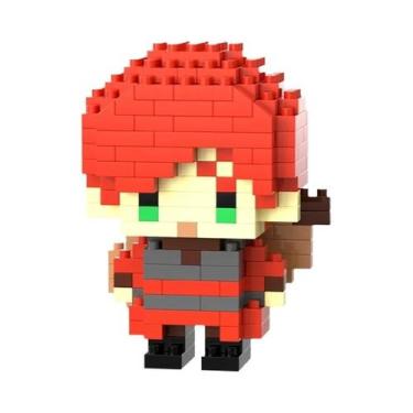 Imagem de Blocos De Montar Mini Anime Desenho Animado Fofo 28 Estilos Pequenas P