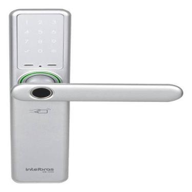 Imagem de Fechadura Digital Eletrônica Embutir Wi-Fi Prata Intelbras