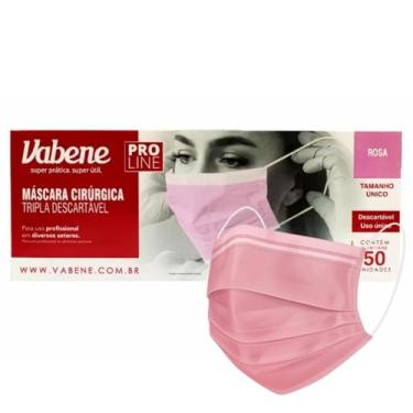 Imagem de MASCARA CIRURGICA TRIPLA COM FILTRO ROSA 50 UN VABENE