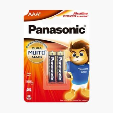 Imagem de Pilha Alcalina AAA Palito Com 2 Unidades Panasonic