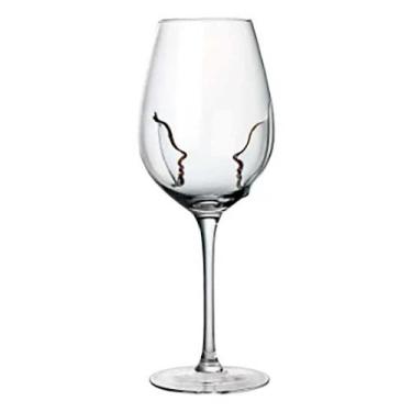 Imagem de Taça para Vinho Lapidada de Vidro Passione Transpar.590ml - Unid. - Fr