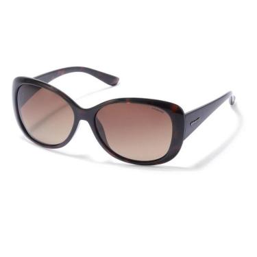 Imagem de Óculos Solar Polaroid P8317 0bmla 58  Translúcido Havana Lente Degradê-Feminino