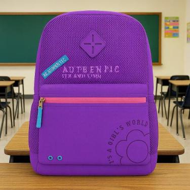 Imagem de Mochila Escolar Be Authentic Color Clio, Roxa