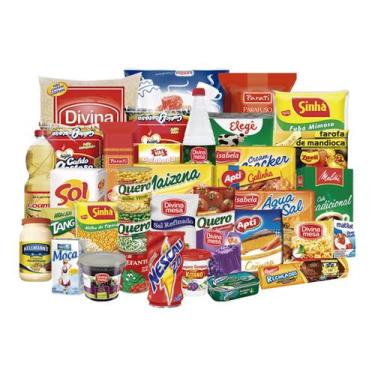 Imagem de Cesta Básica Média Alimentos de Qualidade - 43 Itens - 30kg - Higipack