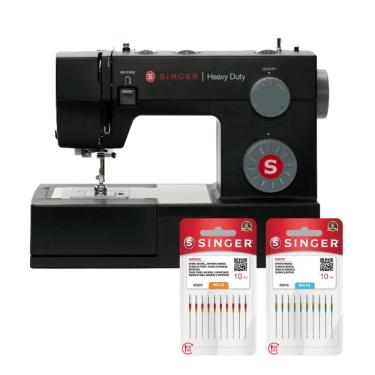 Imagem de Kit Máquina de Costura HD4423 Black e Blisters de Agulhas