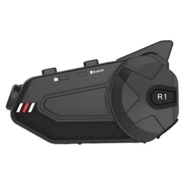 Imagem de Intercomunicador de Moto R1 Plus com Câmera Full HD 1080p Bluetooth 5.0 IP65 Bateria 1500mAh