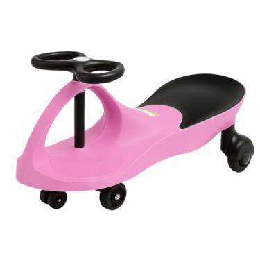 Imagem de Carrinho Rolimã Infantil Kidino Twister Carrinho de Rolimã Infantil Resistente, Seguro e Super Divertido Rosa com Preto